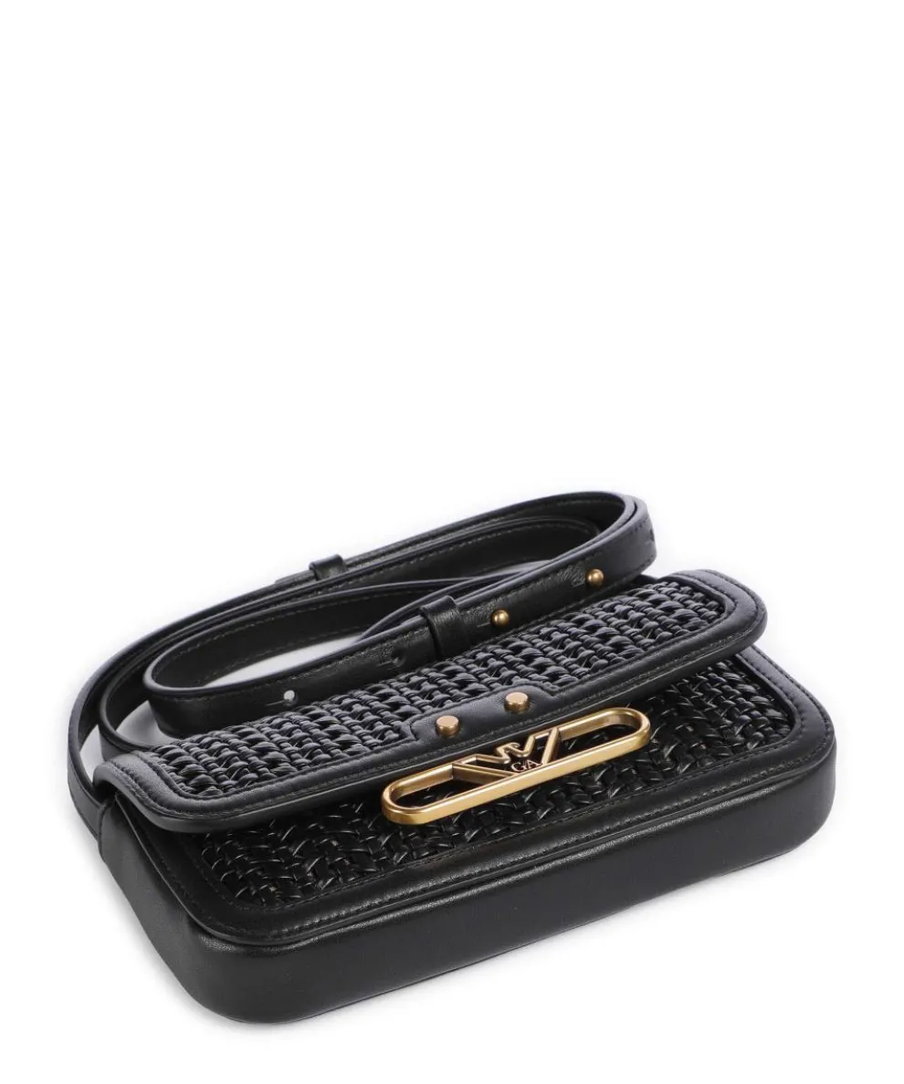 Hera Umhängetasche Lederimitat schwarz