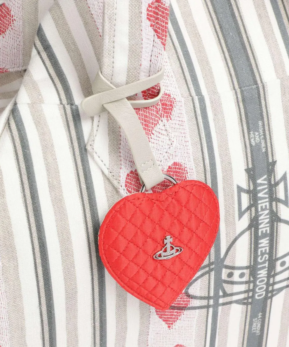 Archive Linen Heart Stripes Large Handtasche Textil mehrfarbig