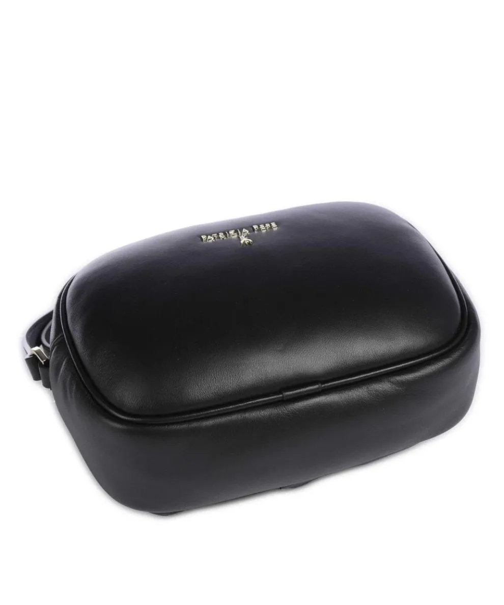 Umhängetasche Schafsleder schwarz