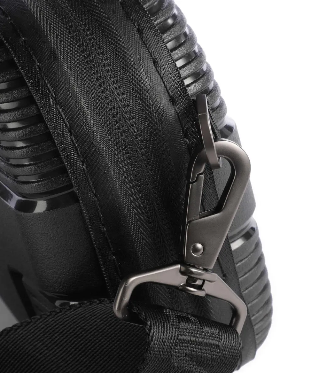 IP1 Mini Umhängetasche recyceltes Polypropylen schwarz