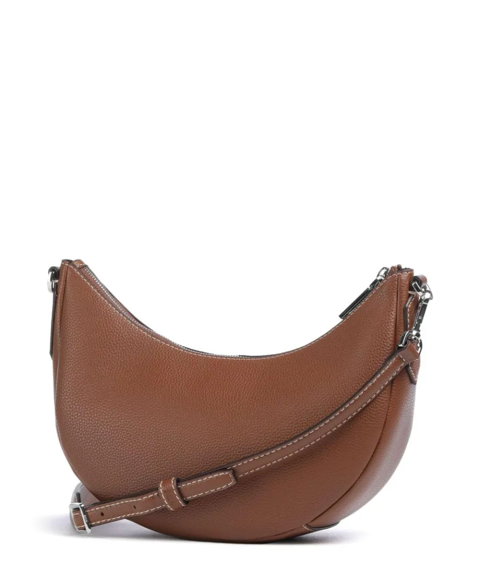 Anett Schultertasche Lederimitat braun