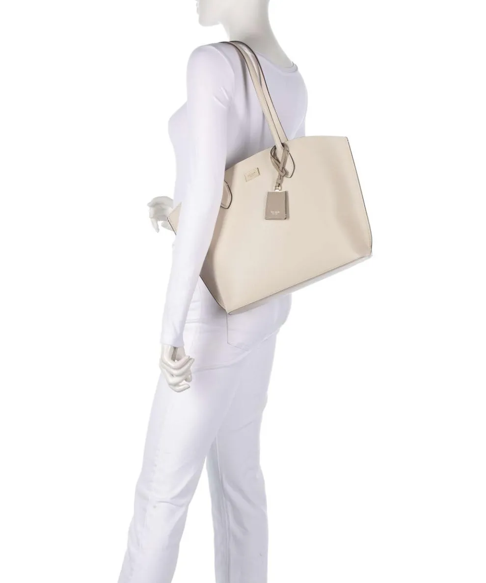 Suite Shopper genarbtes Rindsleder sand