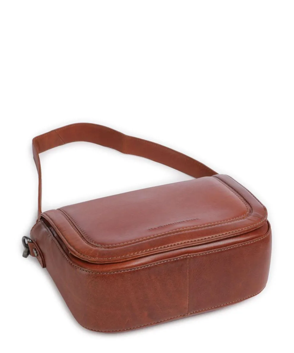 Novum Lizzola Schultertasche Leder cognac