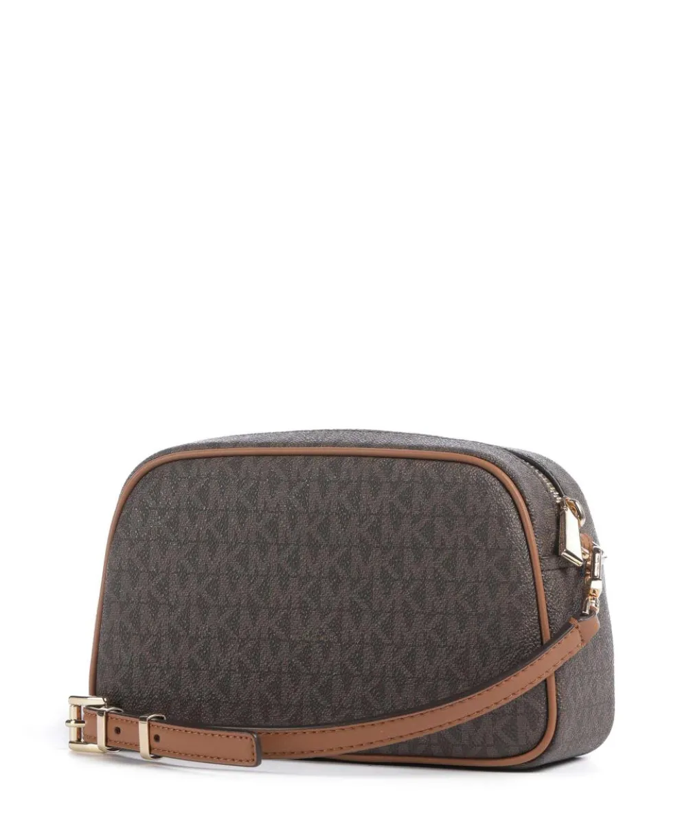 Jet Set Small Umhängetasche Lederimitat dunkelbraun