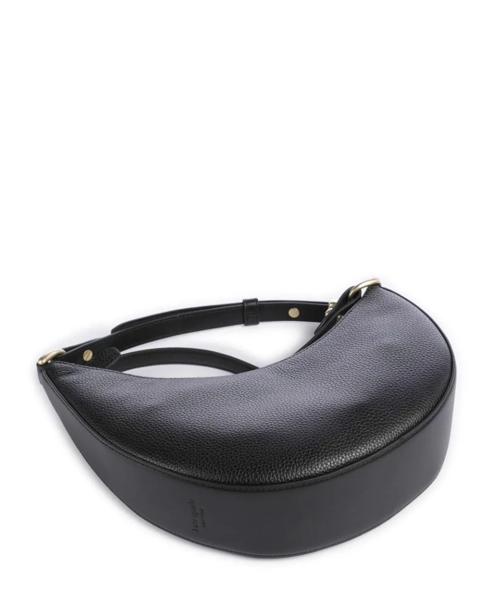 Dou Umhängetasche genarbtes Rindsleder schwarz