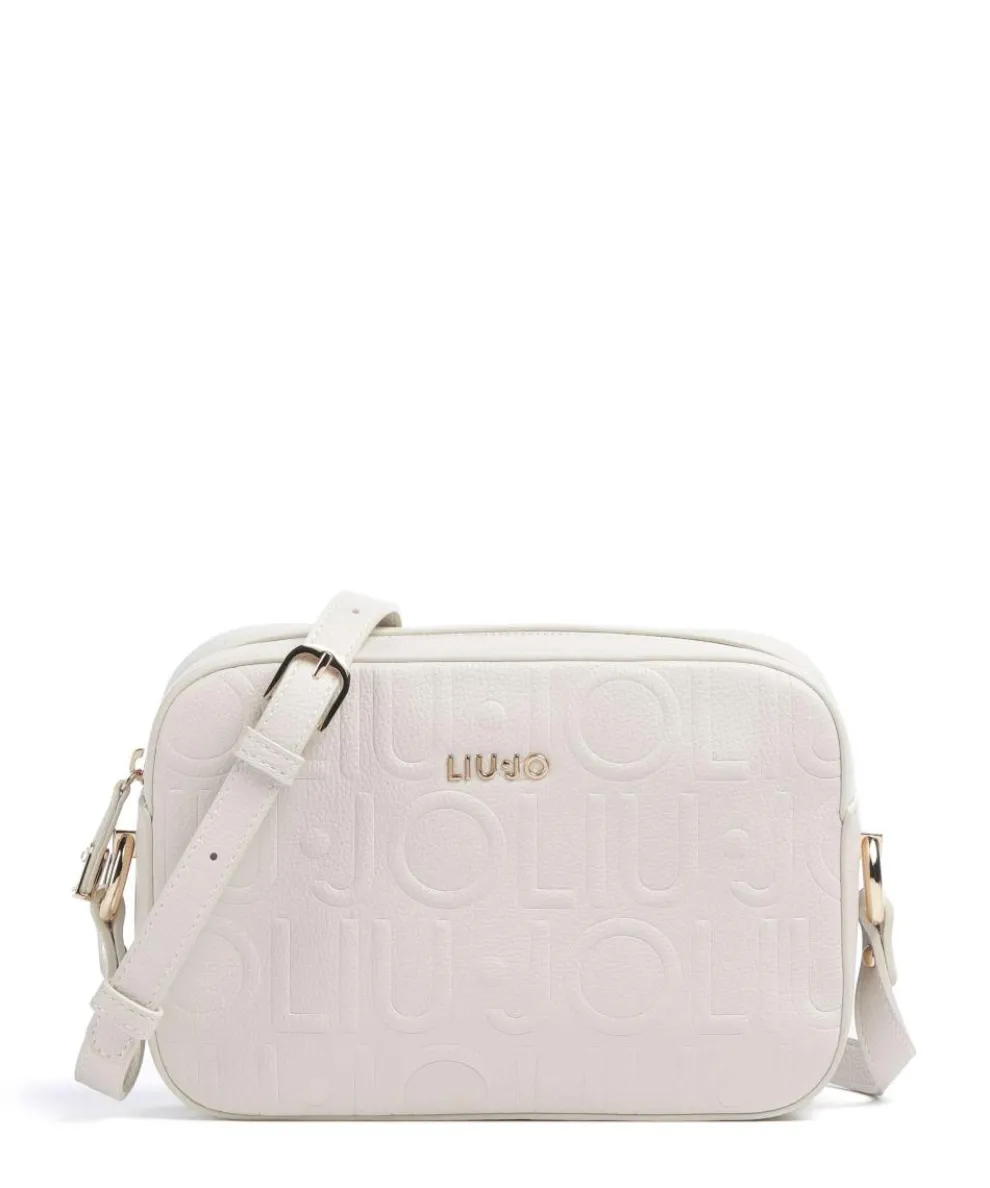 Manhattan M Umhängetasche Lederimitat elfenbein