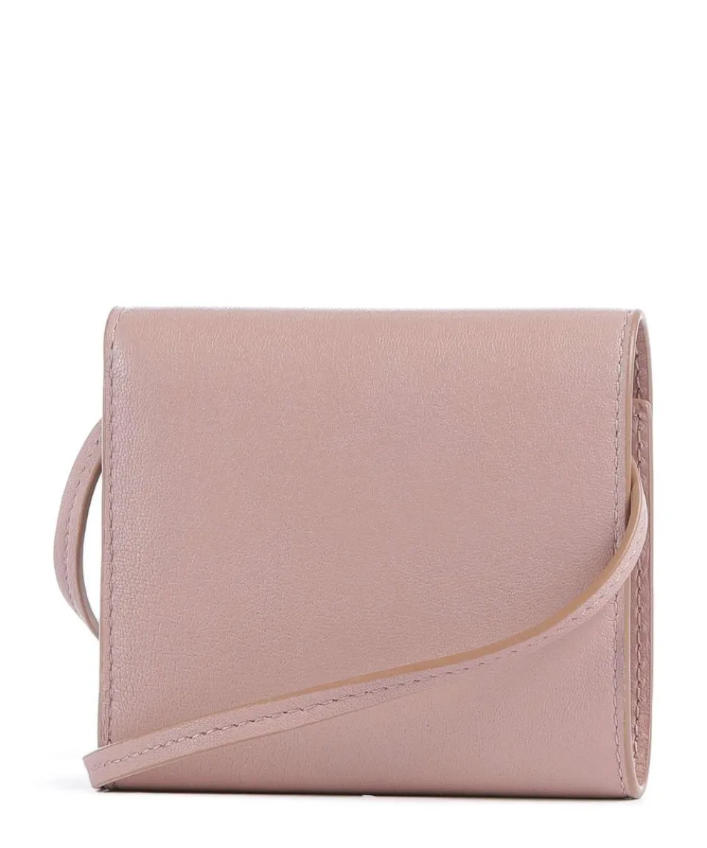 Ada Sheep Natural M Geldbörse Schafsleder altrosa