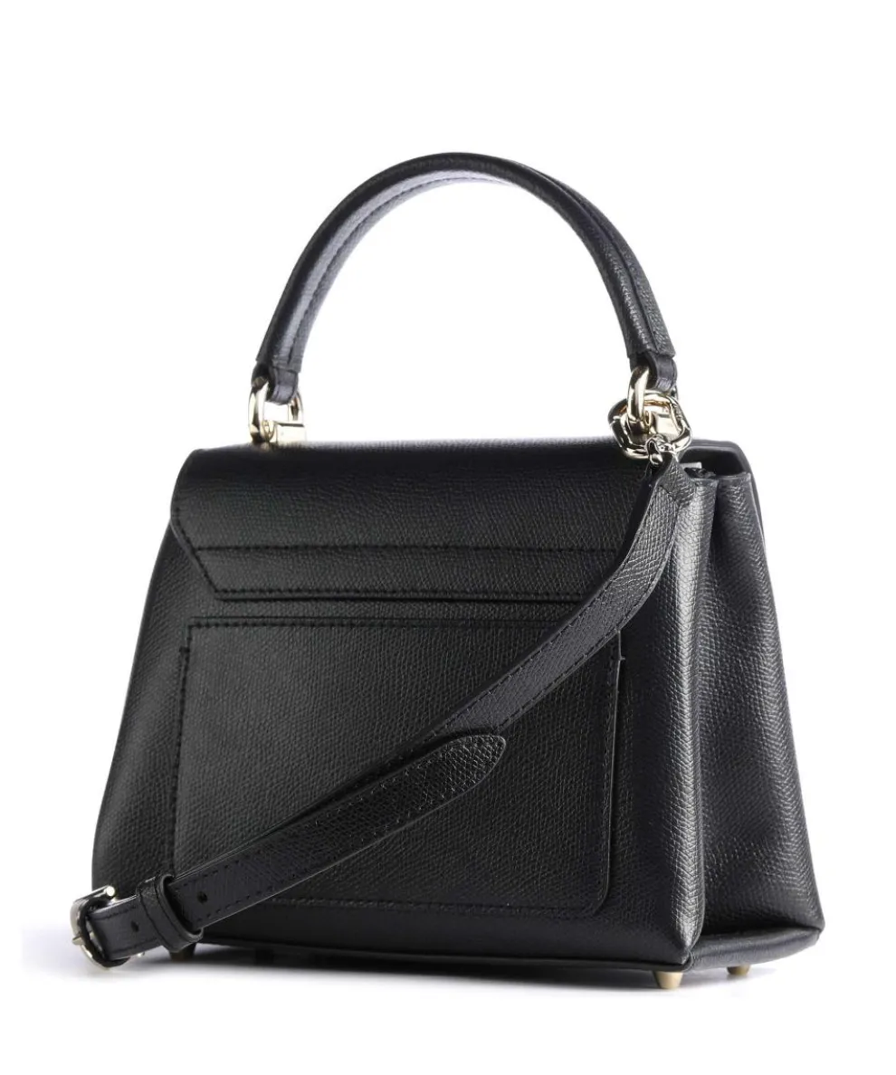 1927 Mini Handtasche genarbtes Leder schwarz