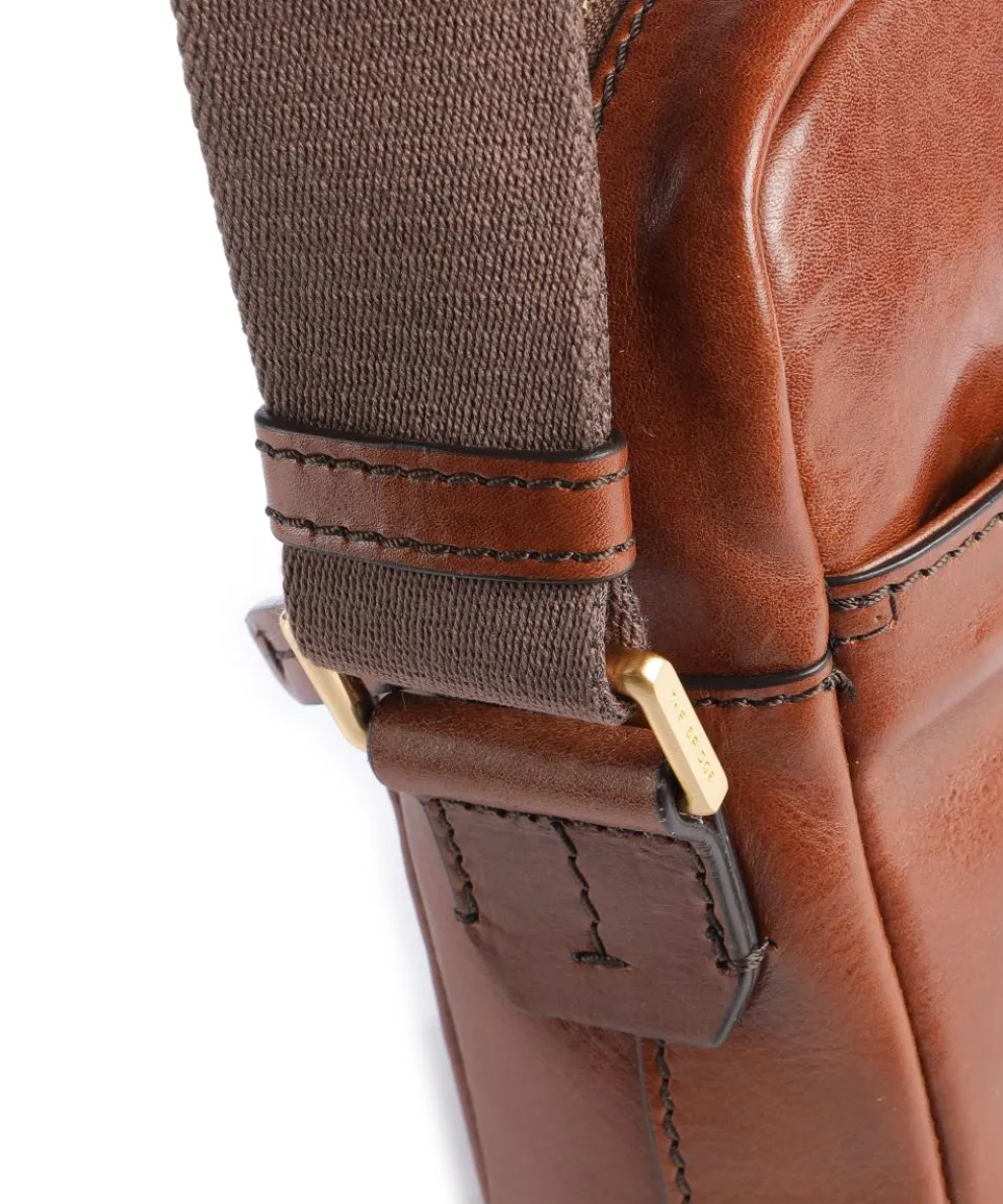 Vespucci Umhängetasche Rindsleder braun