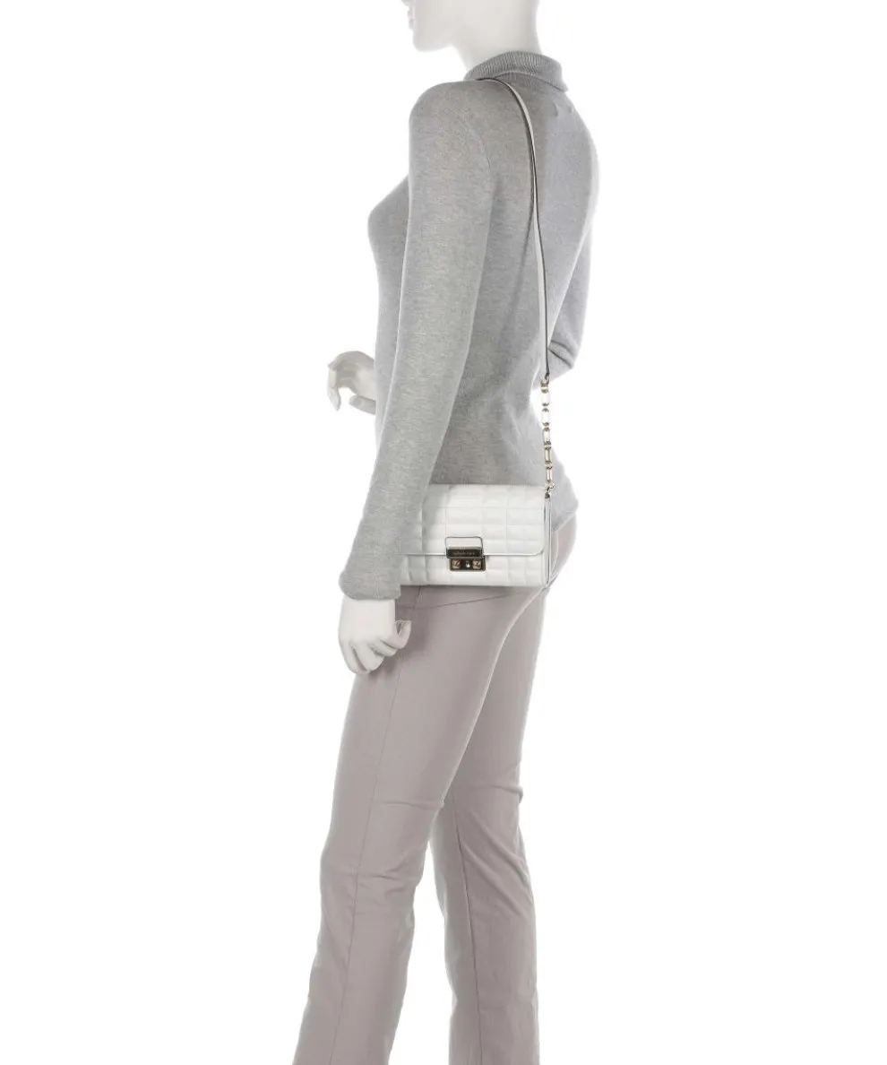 Tribeca Umhängetasche Lammleder weiß