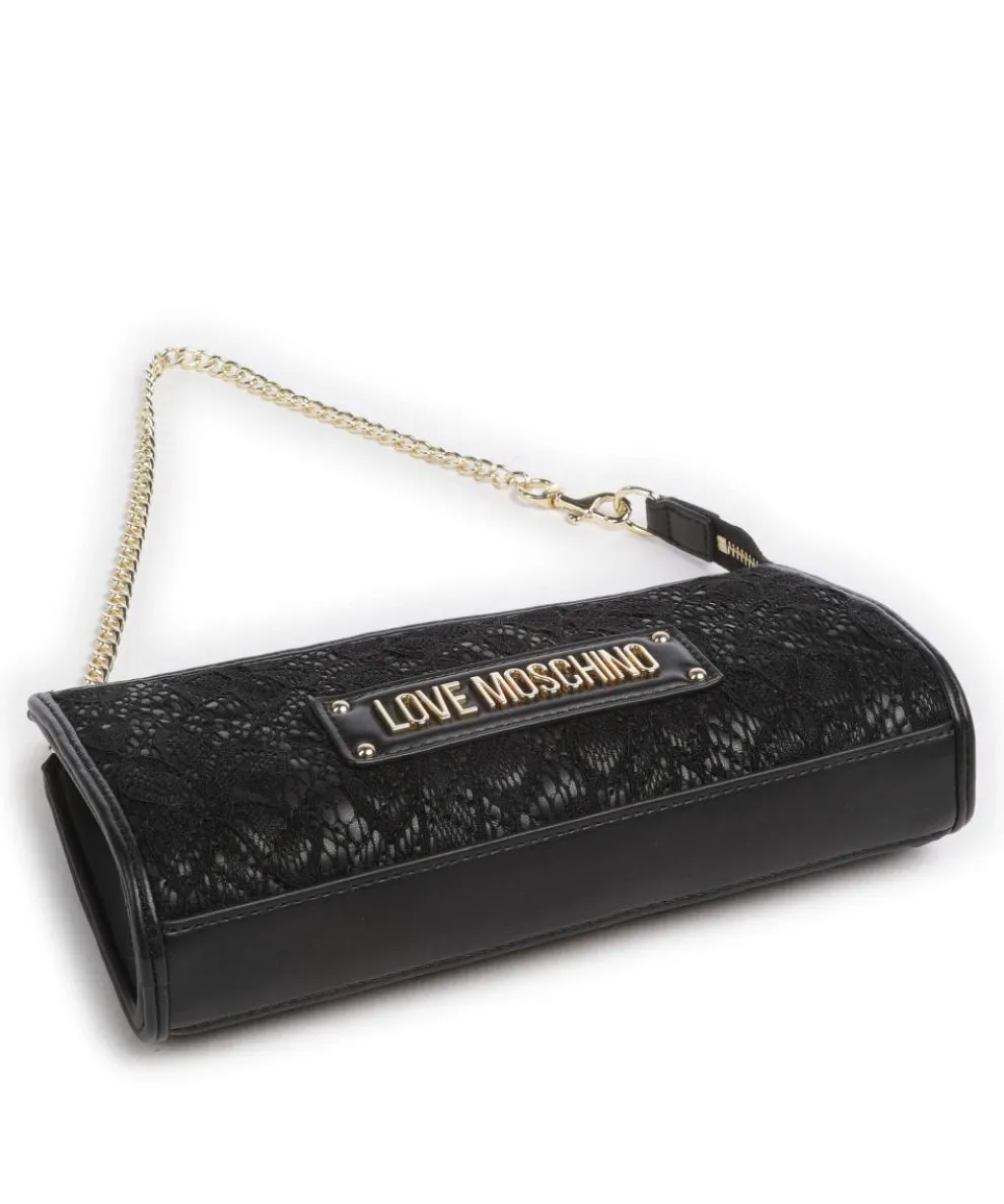 Quilted Lace Schultertasche Lederimitat, Polyester schwarz