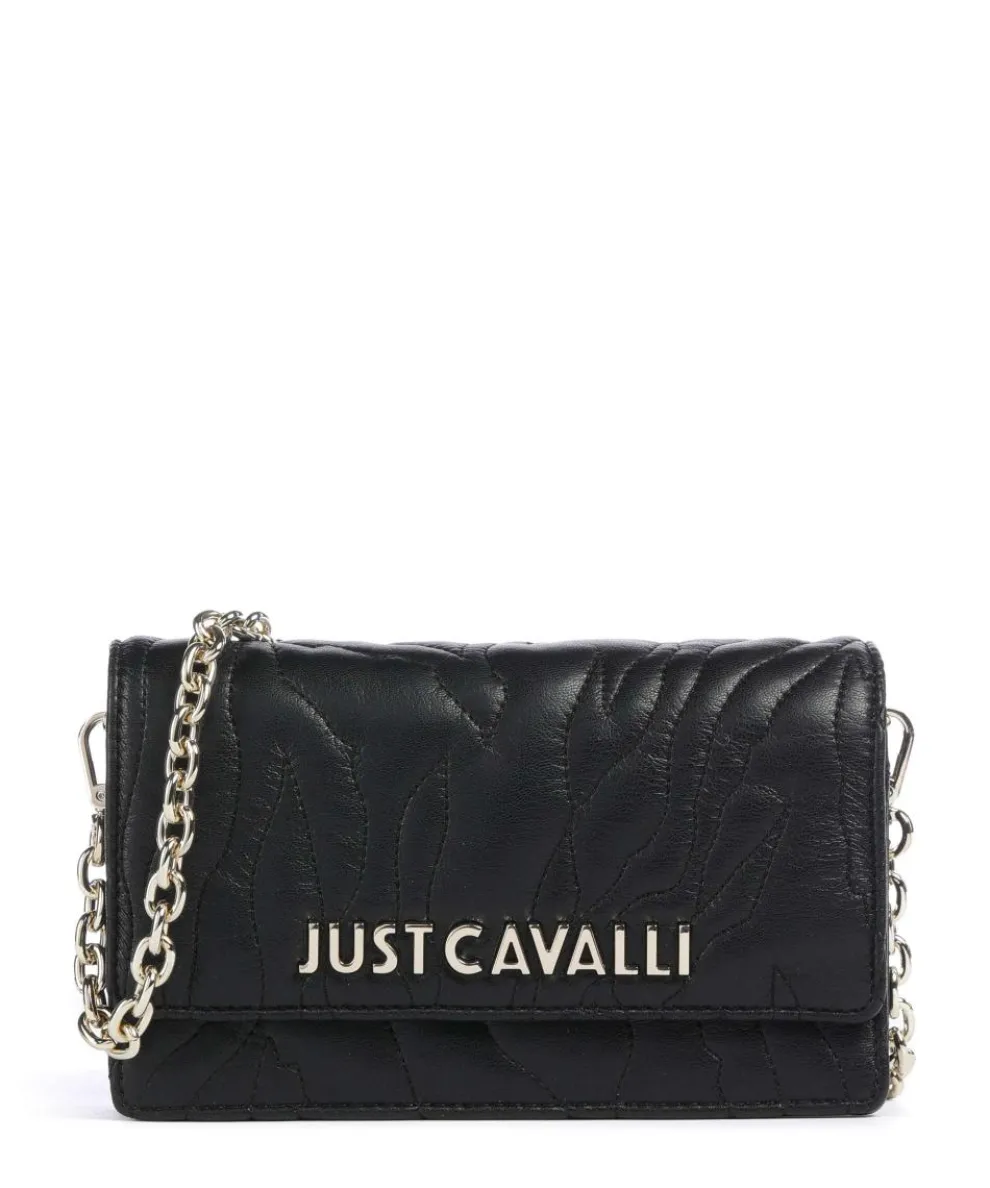 Quilted Zebra Geldbörse Lederimitat schwarz