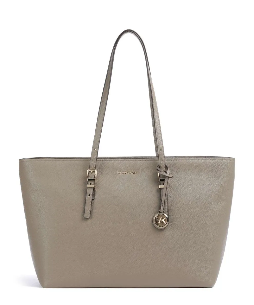 Quinn Large Shopper fein genarbtes Rindsleder taupe