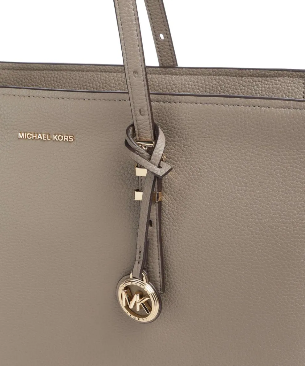 Quinn Large Shopper fein genarbtes Rindsleder taupe