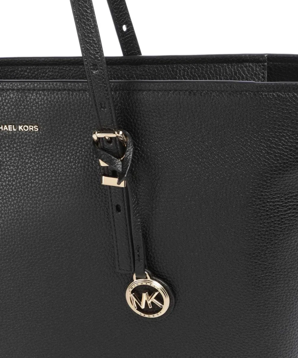 Quinn Large Shopper fein genarbtes Rindsleder schwarz