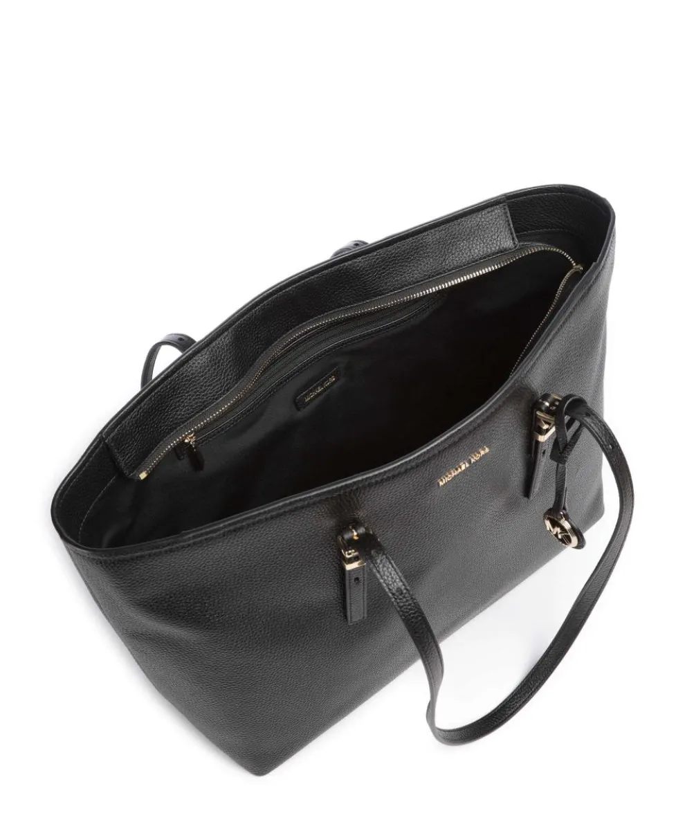 Quinn Large Shopper fein genarbtes Rindsleder schwarz