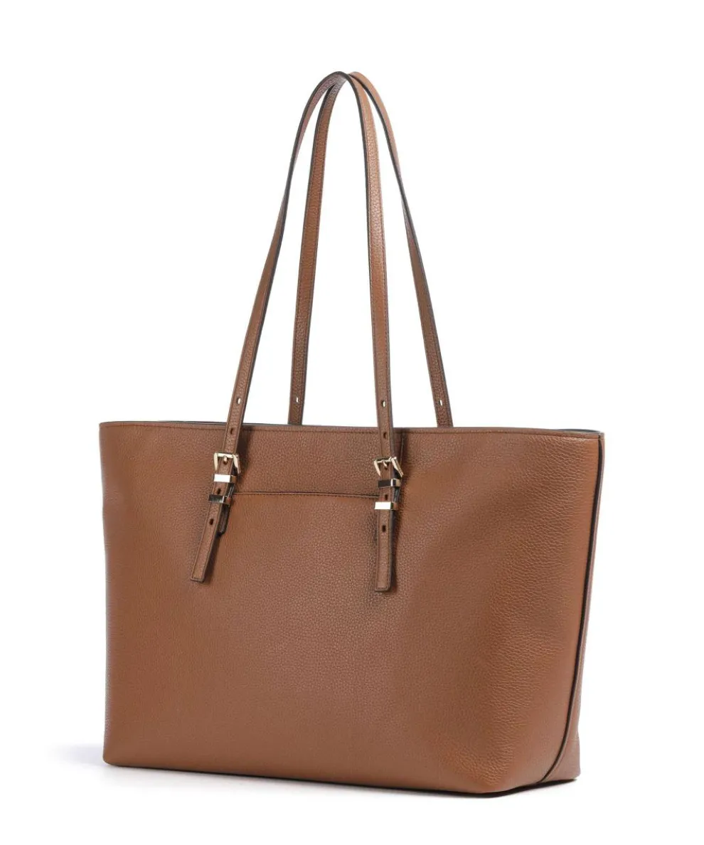 Quinn Large Shopper fein genarbtes Rindsleder braun