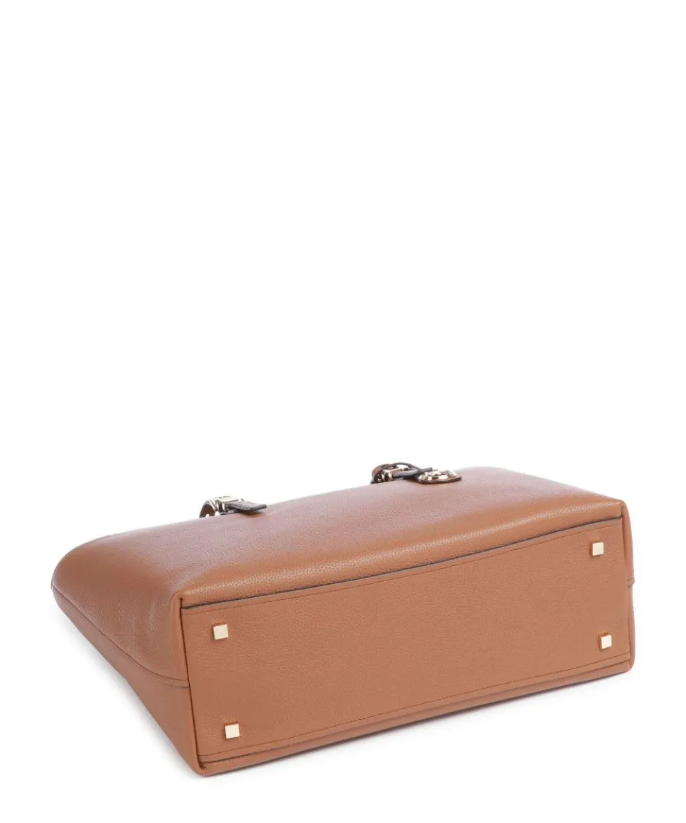 Quinn Large Shopper fein genarbtes Rindsleder braun