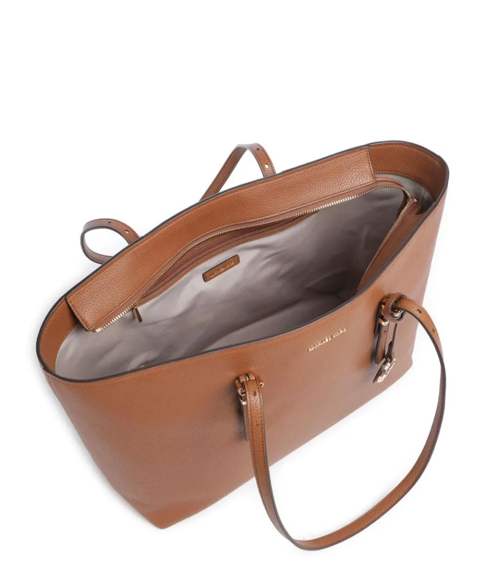 Quinn Large Shopper fein genarbtes Rindsleder braun