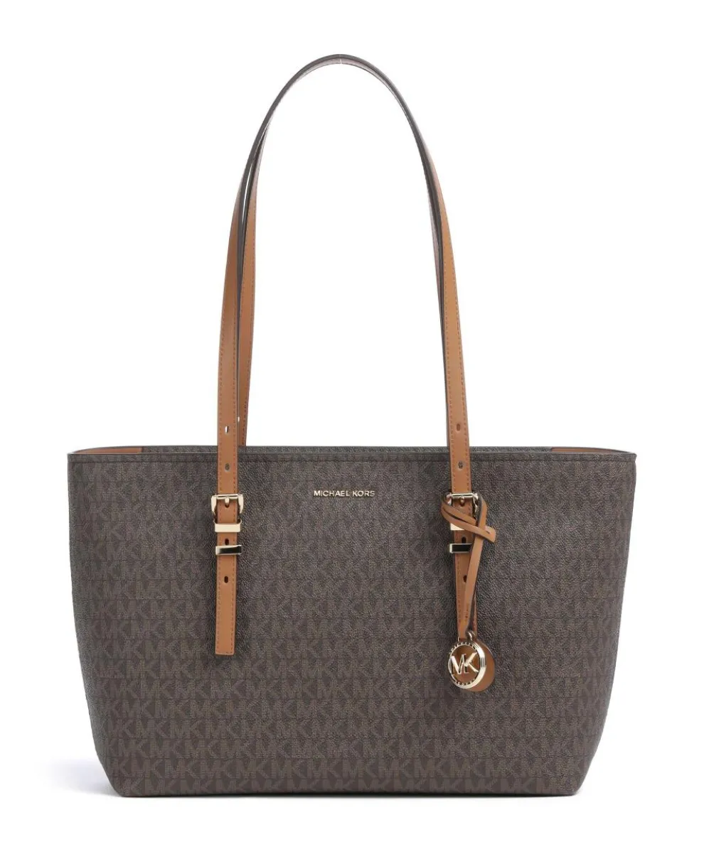 Quinn Medium Shopper Lederimitat dunkelbraun