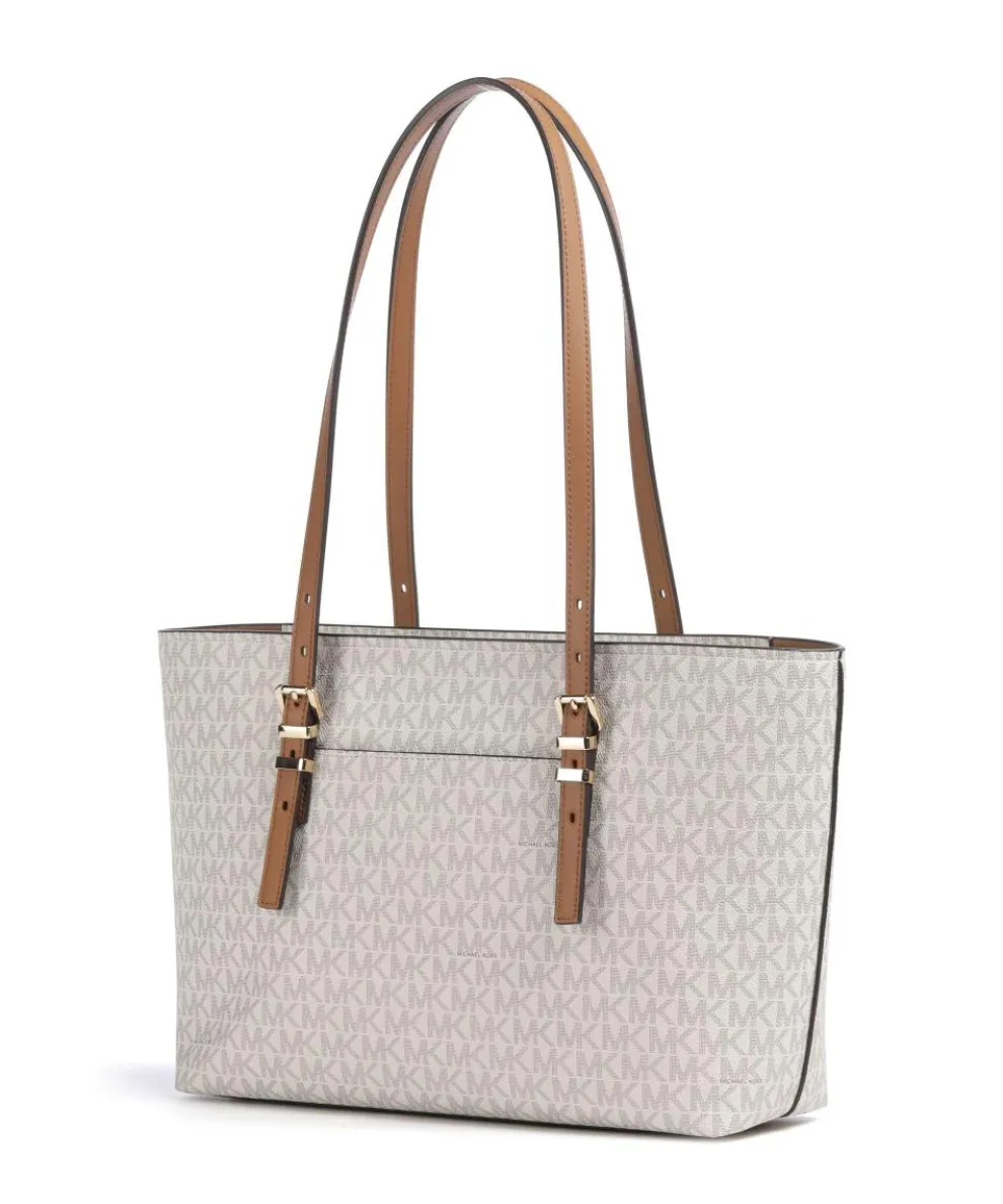 Quinn Medium Shopper Lederimitat creme