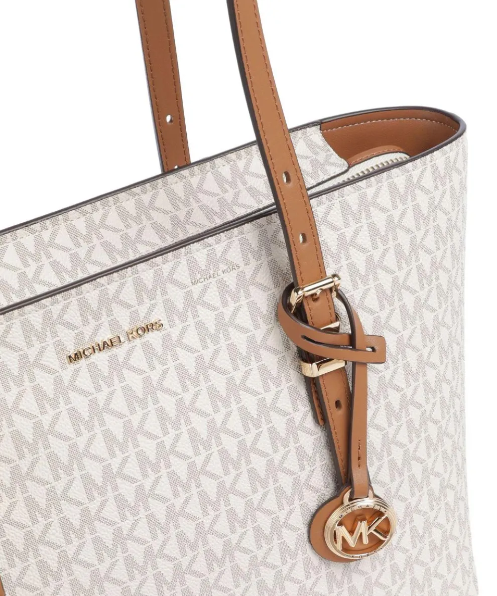 Quinn Medium Shopper Lederimitat creme