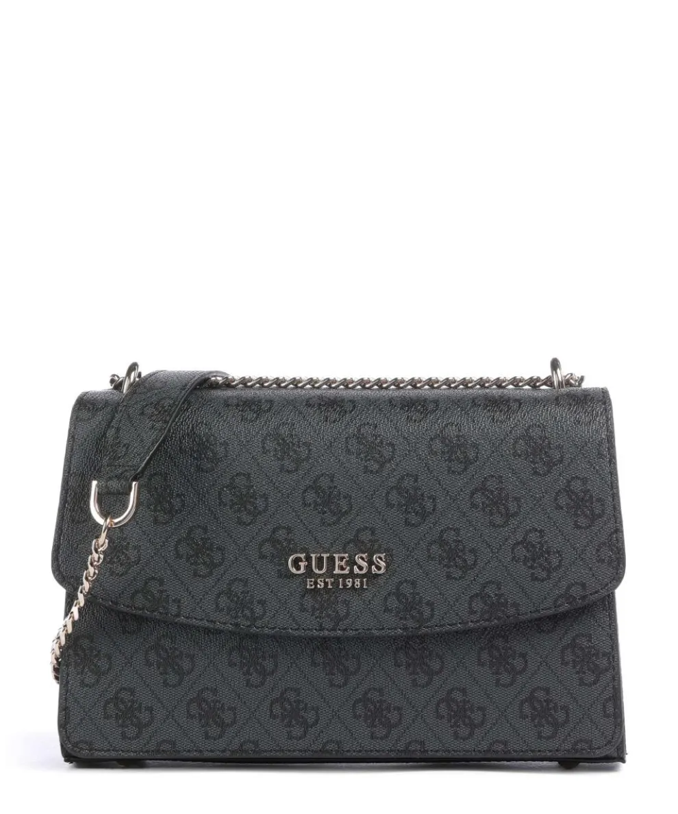 Calista Schultertasche Lederimitat anthrazit