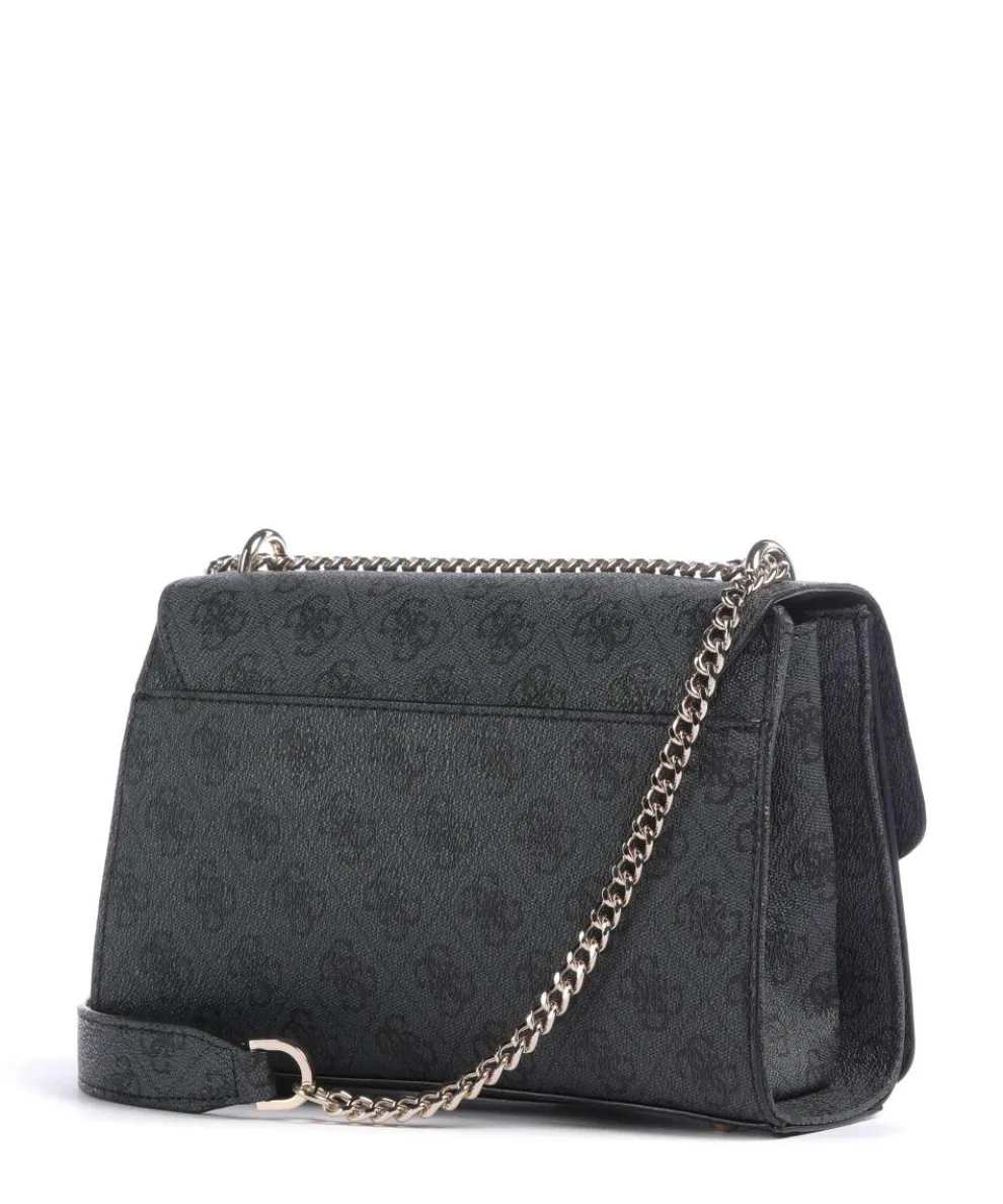 Calista Schultertasche Lederimitat anthrazit