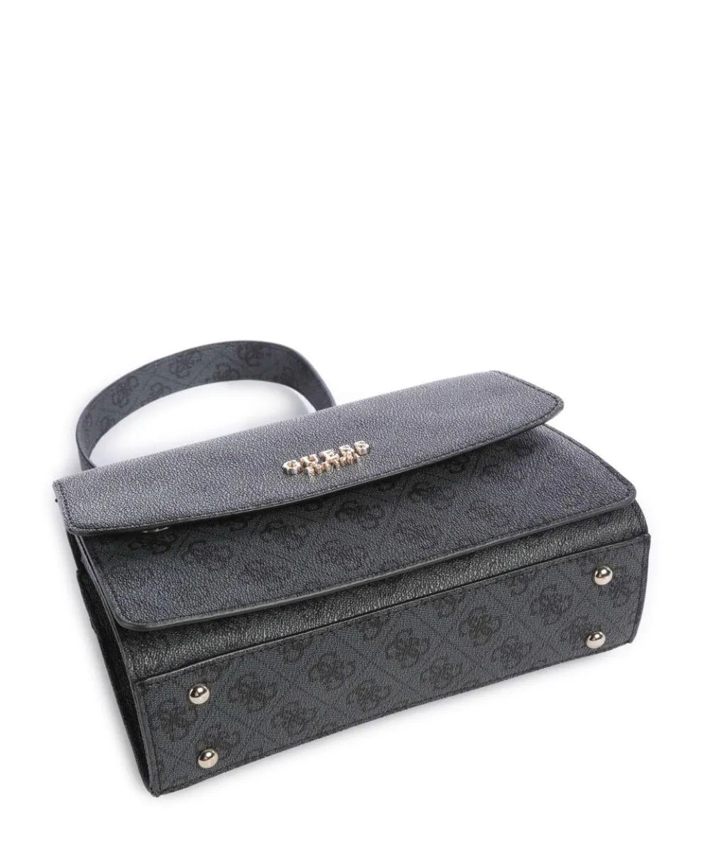 Calista Schultertasche Lederimitat anthrazit