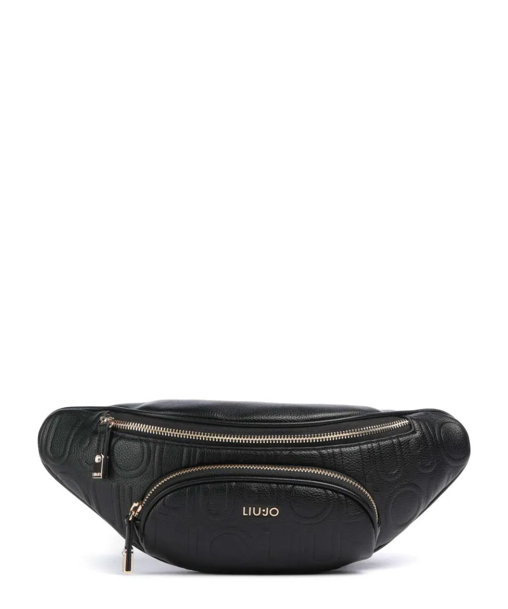 Manhattan M Gürteltasche Lederimitat schwarz