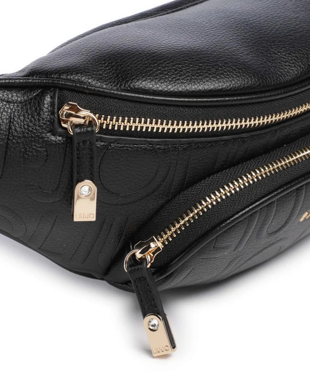 Manhattan M Gürteltasche Lederimitat schwarz