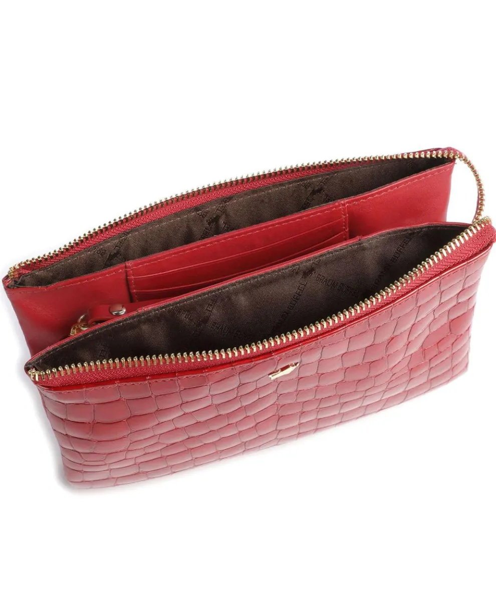 Verona Umhängetasche Rindsleder rot