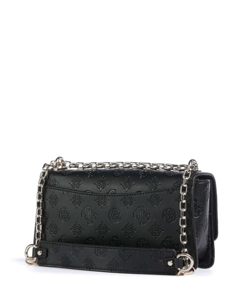 Gerty Peony Schultertasche Lederimitat schwarz