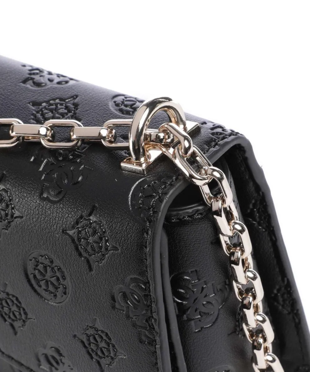 Gerty Peony Schultertasche Lederimitat schwarz