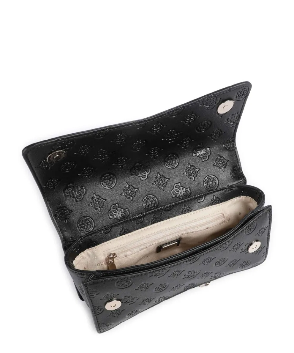 Gerty Peony Schultertasche Lederimitat schwarz