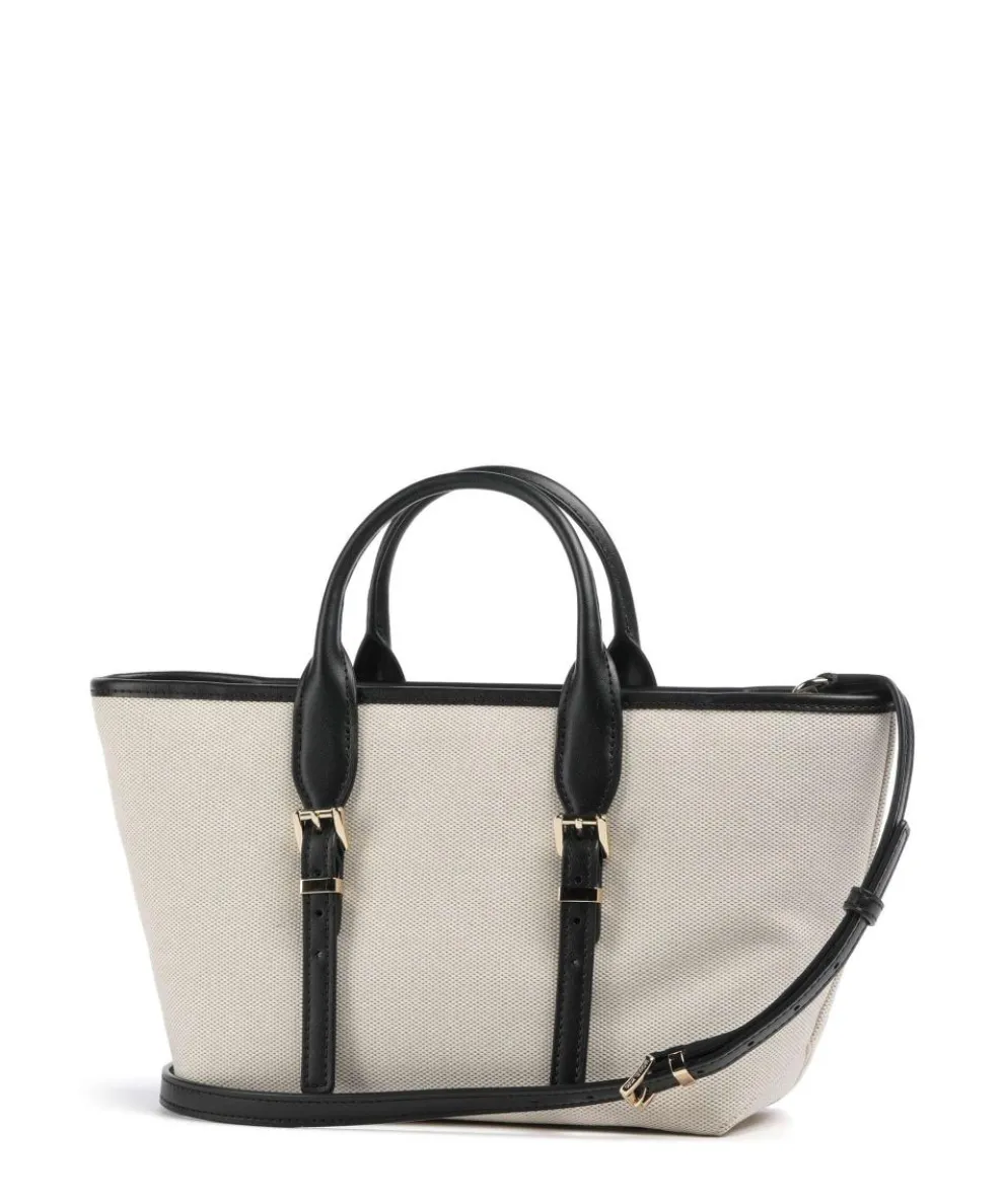 Moore Handtasche Canvas beige/schwarz