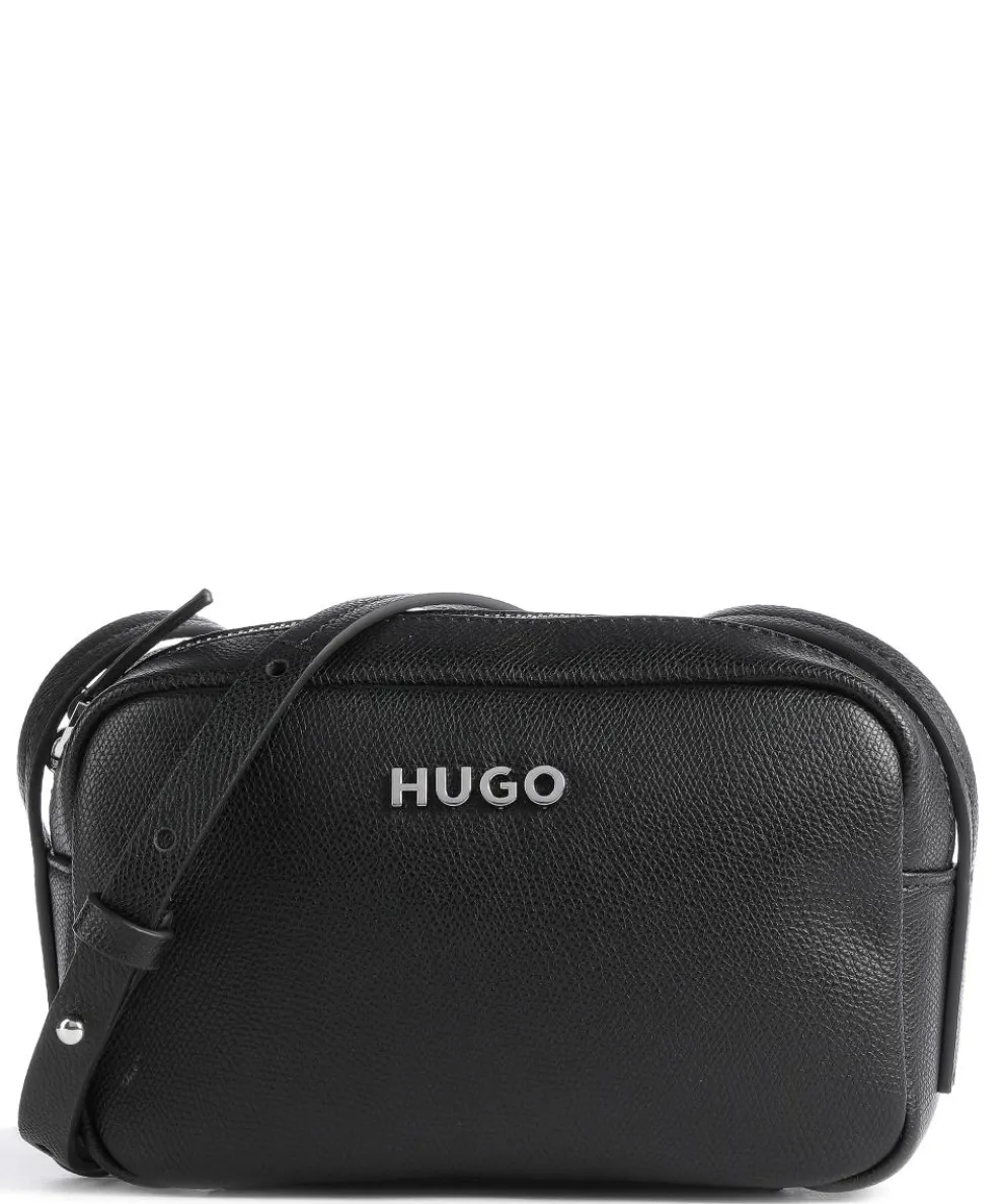 Chris Umhängetasche Lederimitat schwarz