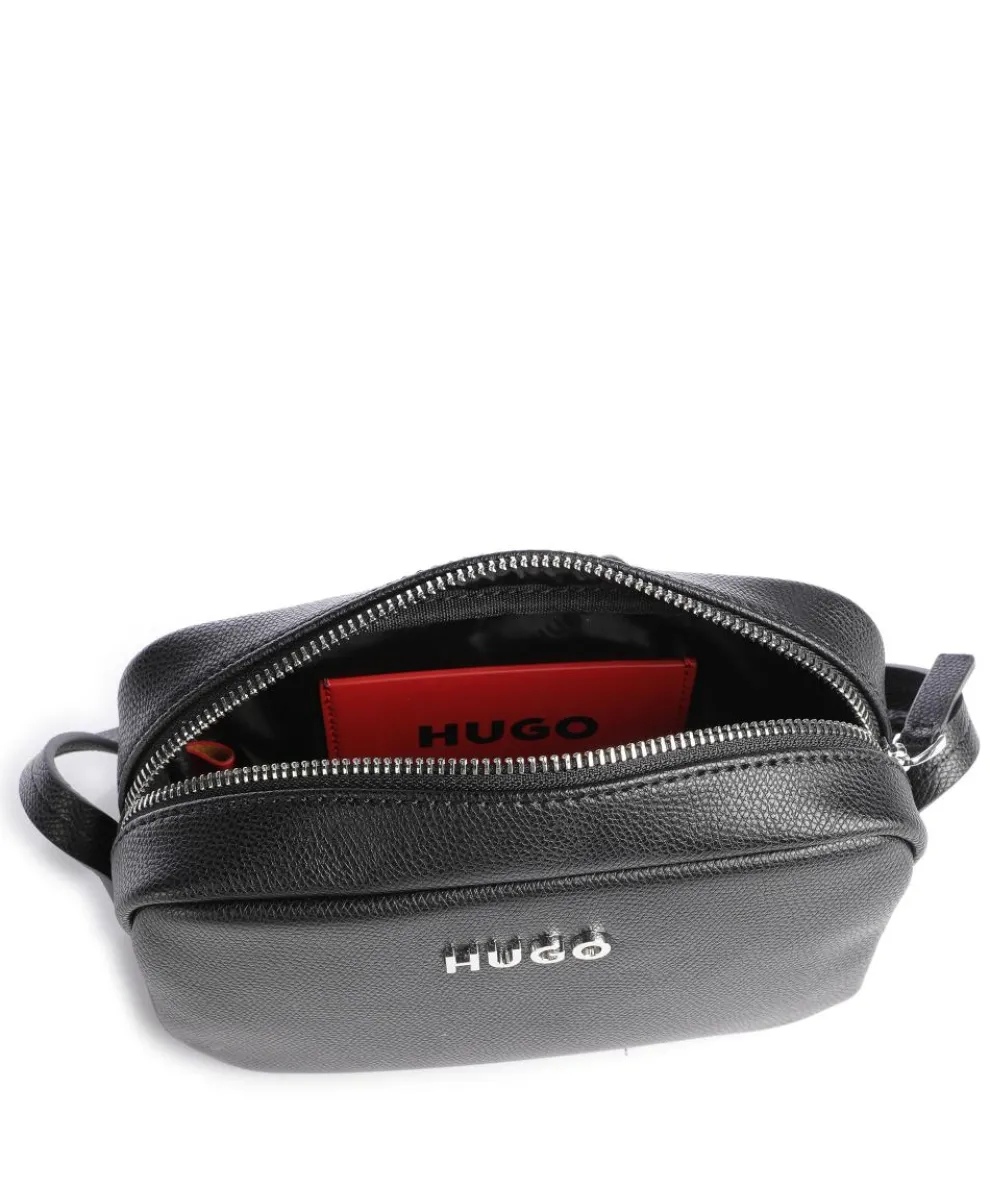 Chris Umhängetasche Lederimitat schwarz