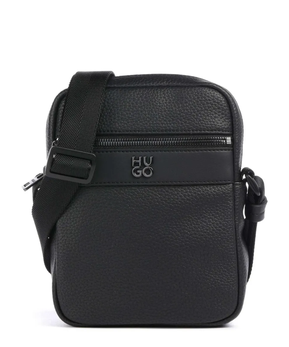 Quantic Umhängetasche Lederimitat schwarz