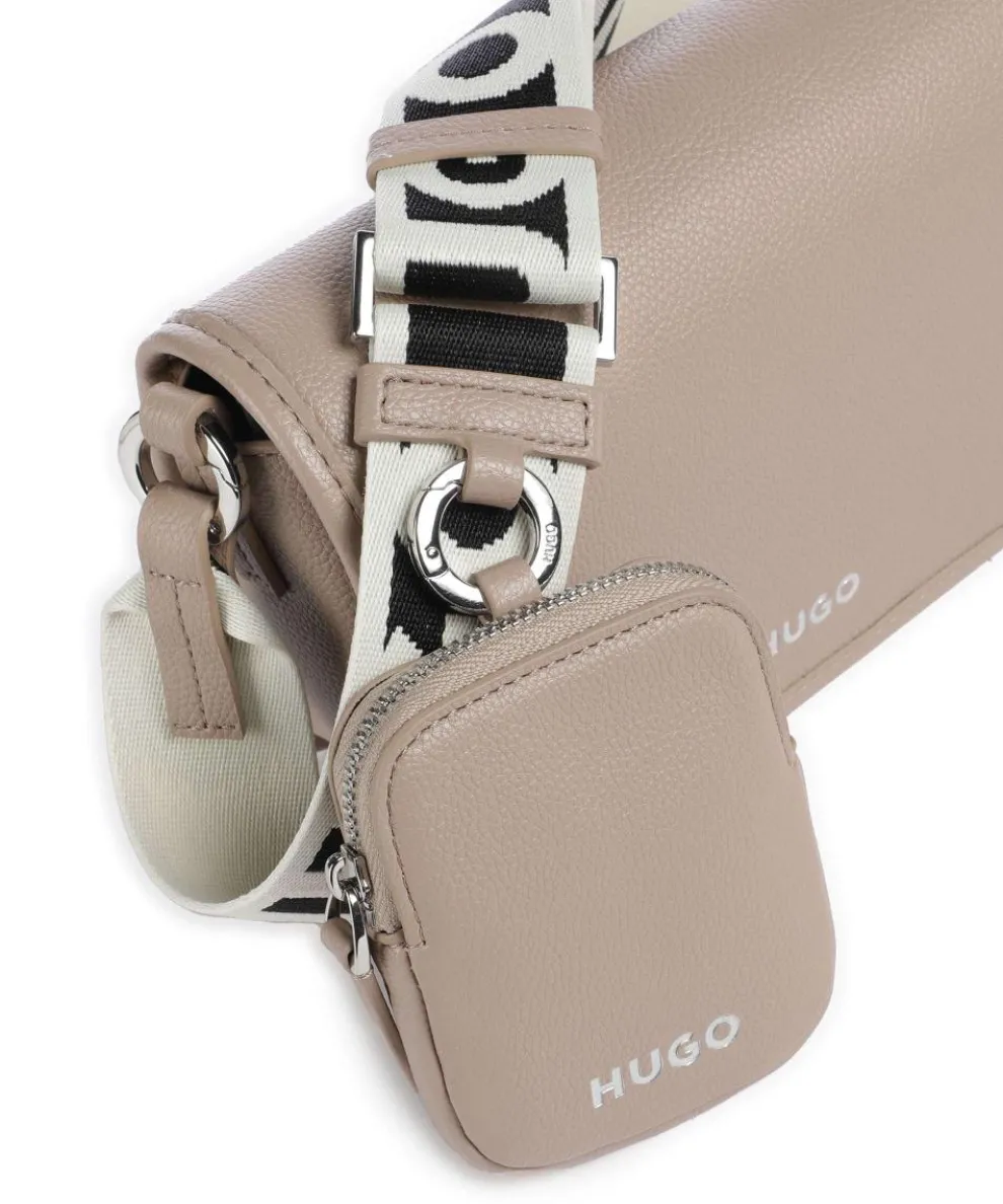 Bel Umhängetasche Lederimitat beige