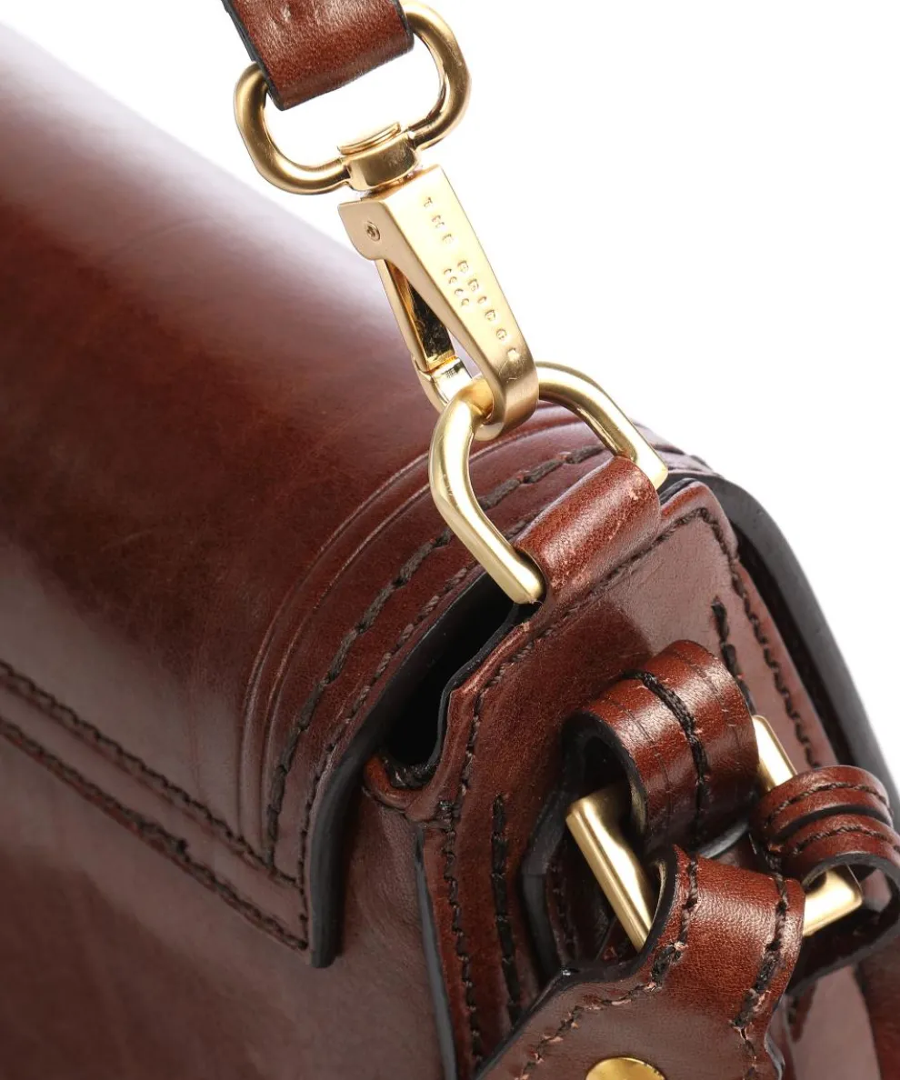 Pearldistrict Handtasche Leder braun