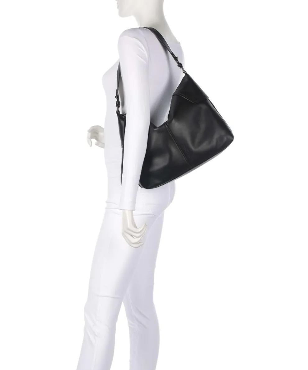 Mila Tokyo Sheep M Beuteltasche Schafsleder schwarz