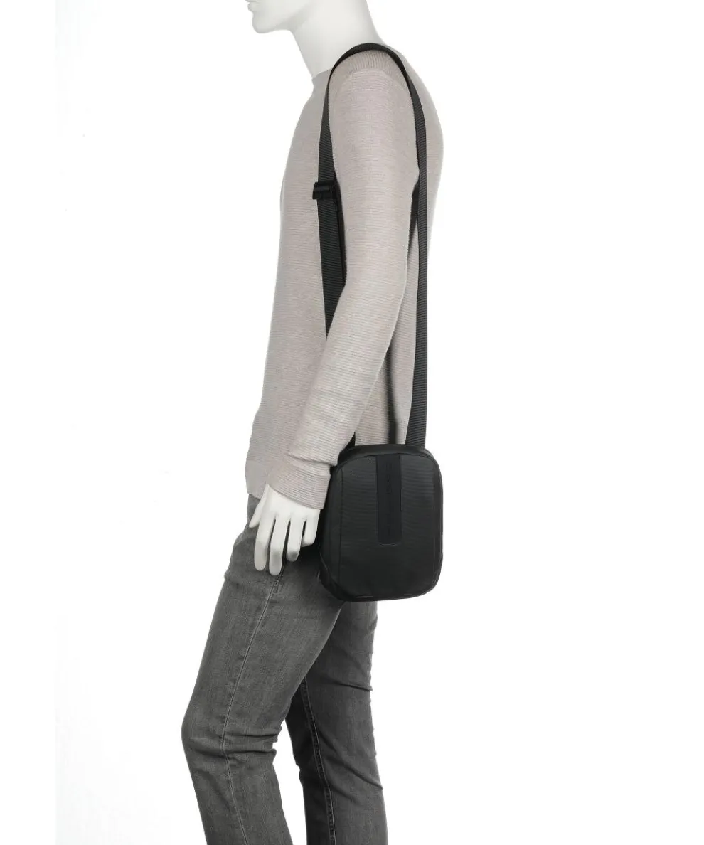 Hidor Umhängetasche Nylon schwarz