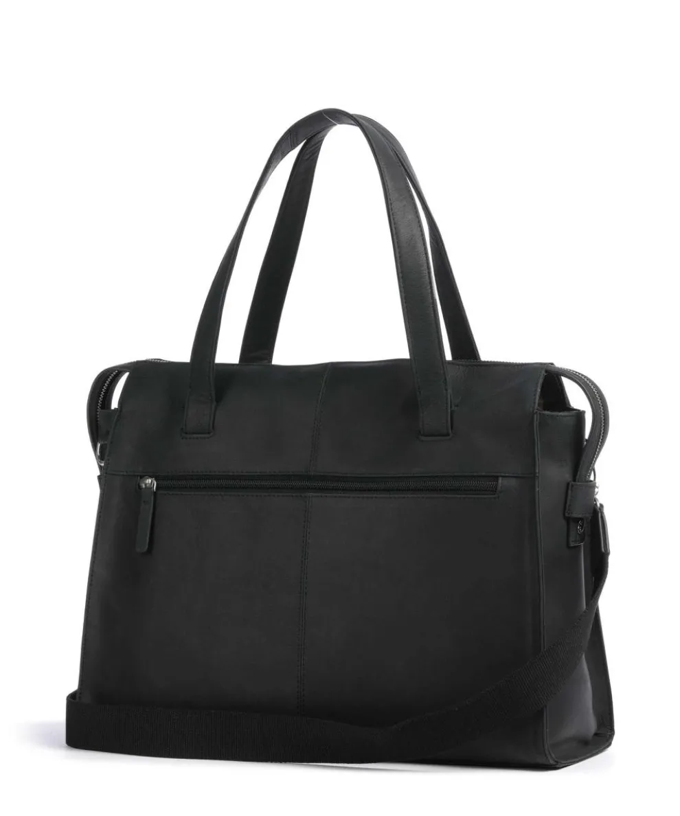 Rogue Robyn Shopper 15″ fein genarbtes Leder schwarz