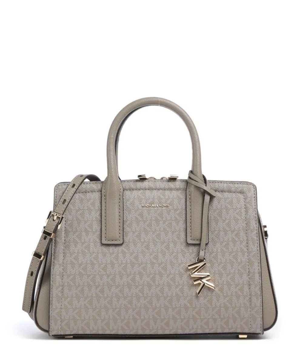 Laila Small Handtasche Lederimitat taupe