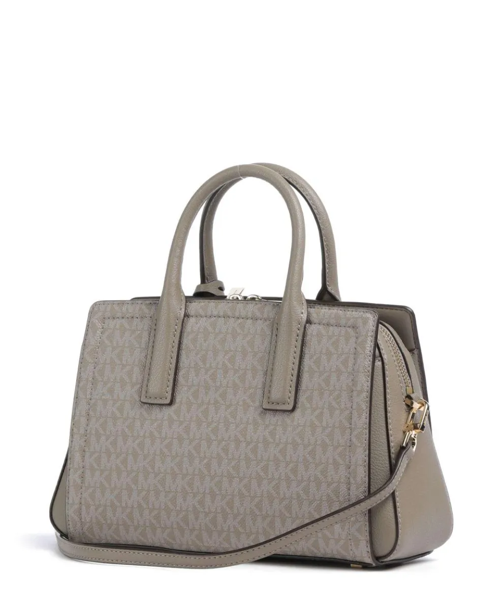 Laila Small Handtasche Lederimitat taupe
