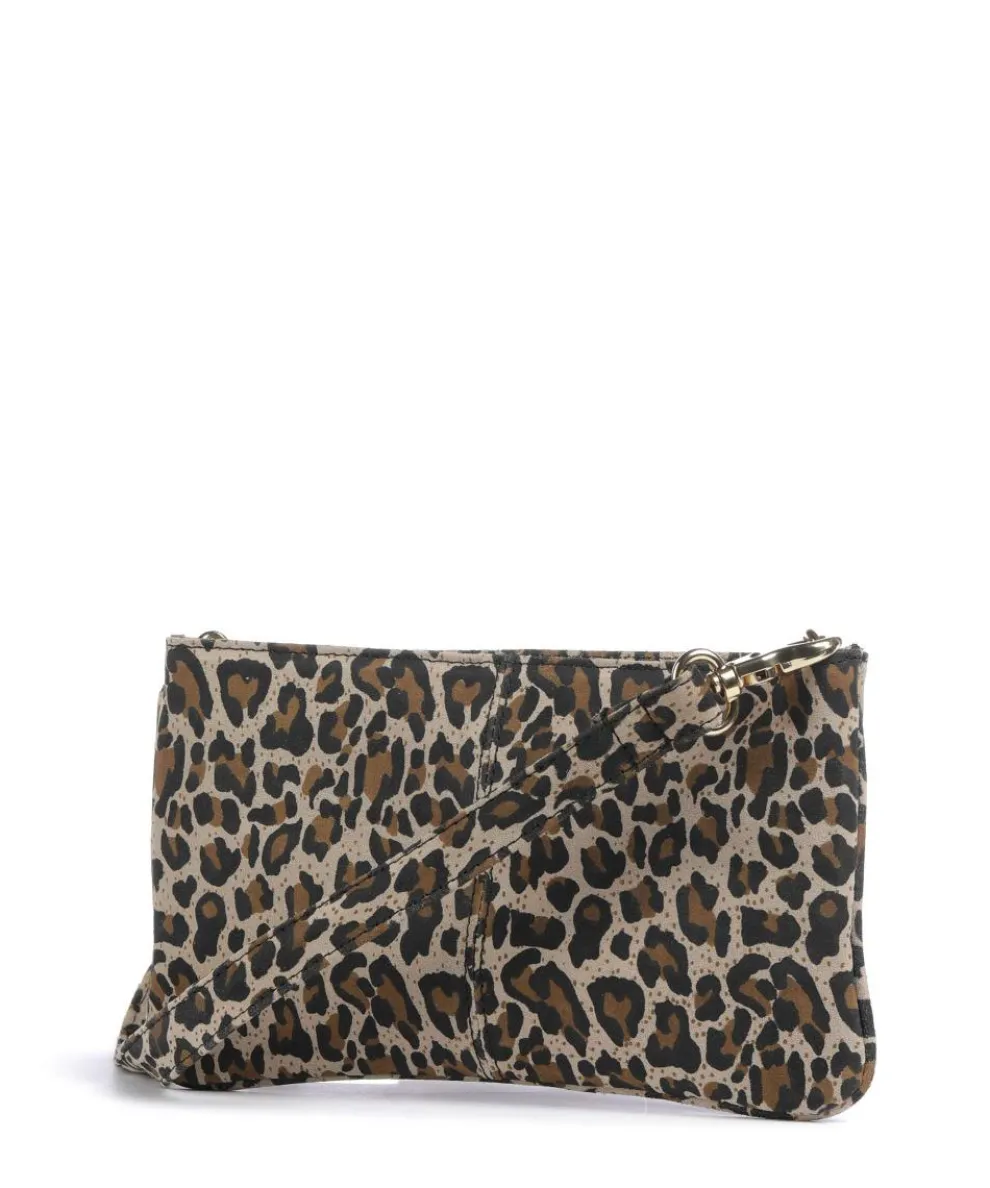 Fashion Favourites Umhängetasche genarbtes Rindsleder braun