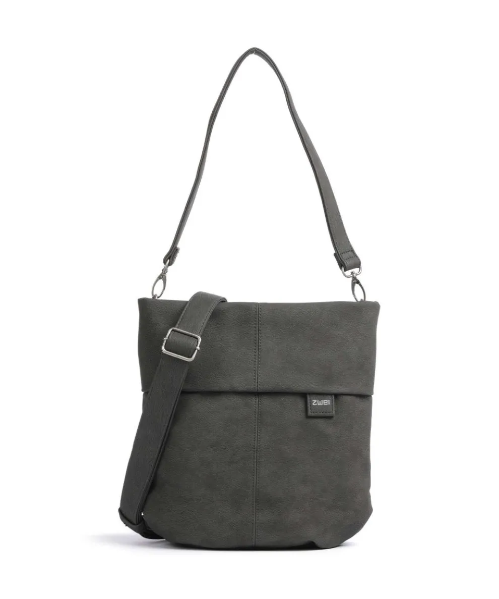 Mademoiselle.M M90 Beuteltasche Lederimitat dunkelgrau