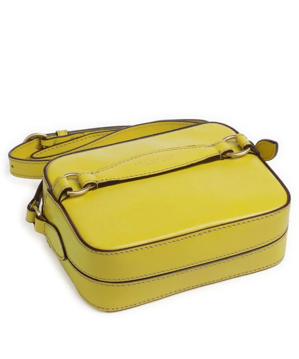 Bettina Umhängetasche fein genarbtes Rindsleder gelb