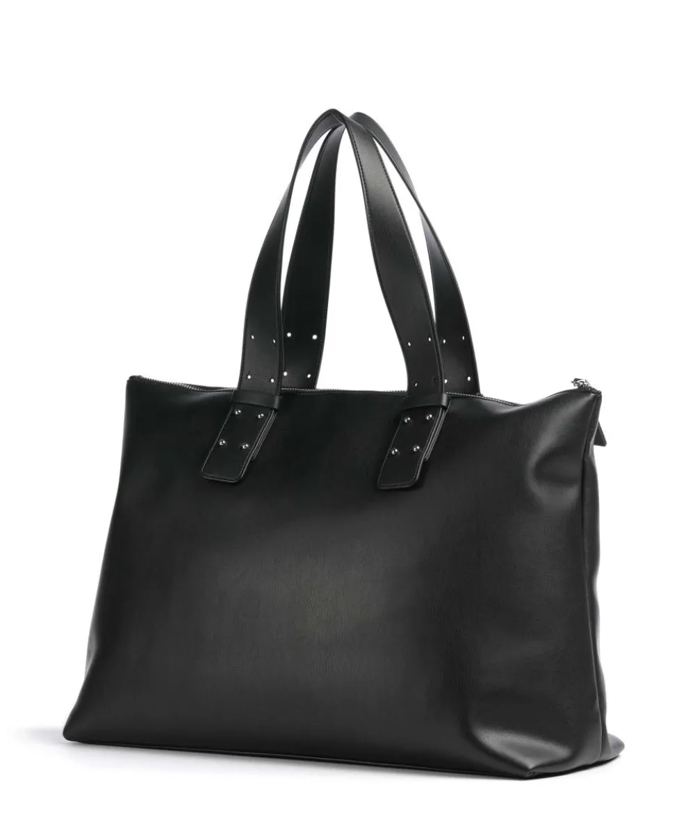 Rachel Shopper Lederimitat schwarz